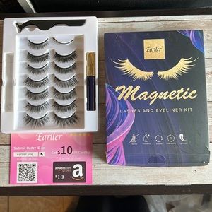 NIB Magnetic Eyeliner and Eyelash Kit